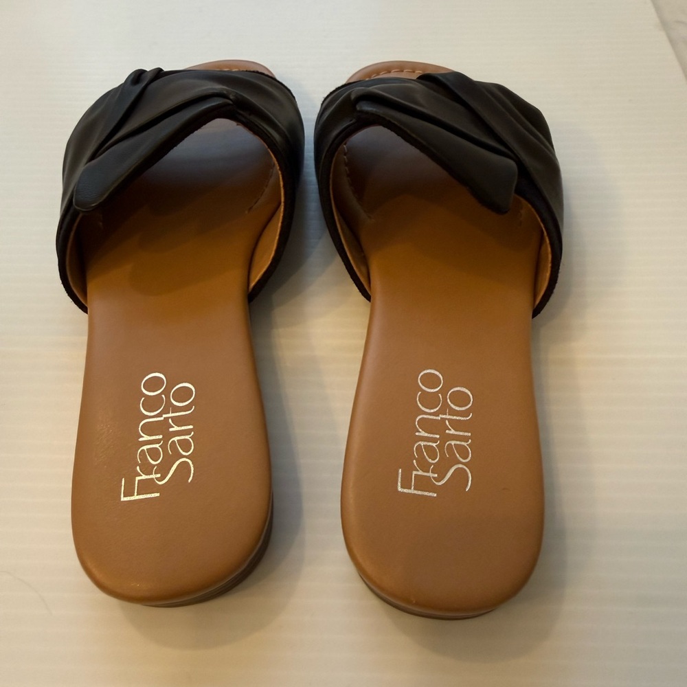 Franco Sarto Black Slide Sandals US Size 6 - Picture 5 of 5